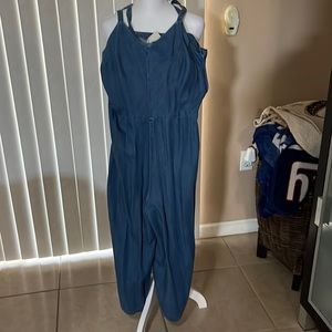 Jean cotton jumpsuit